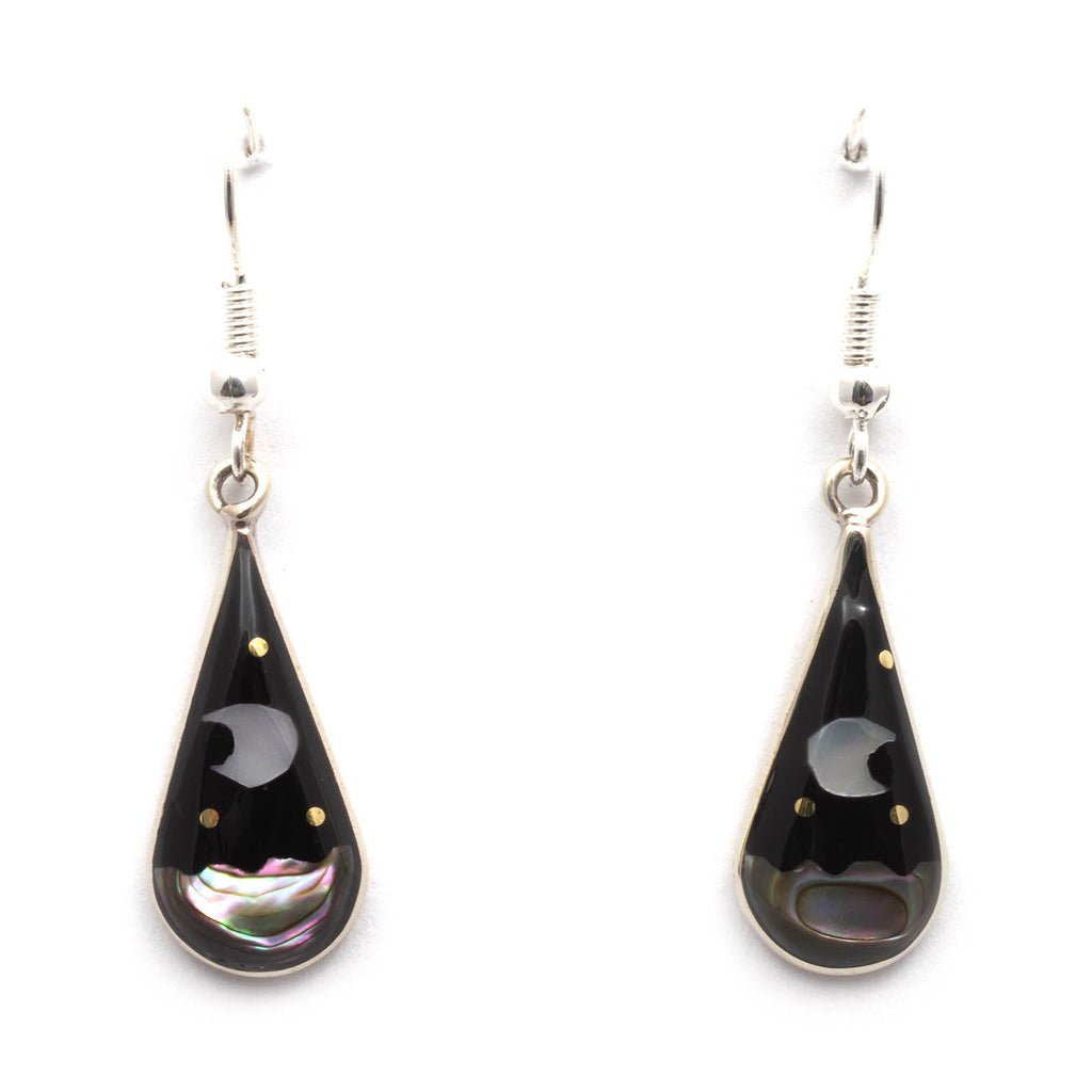 Stellar Teardrop Earrings-Earrings-Siesta Crafts