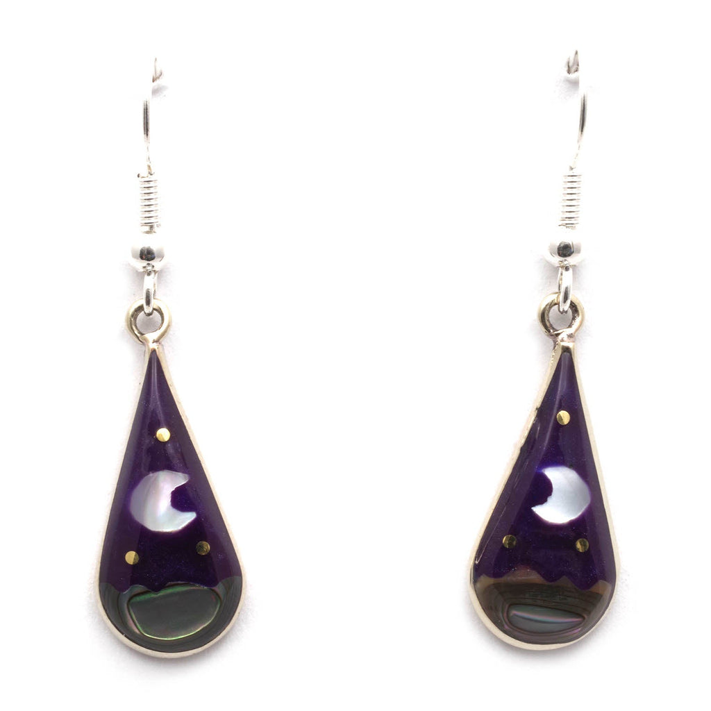 Stellar Teardrop Earrings-Earrings-Siesta Crafts