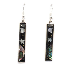 Stellar Rectangle Earrings-Earrings-Siesta Crafts