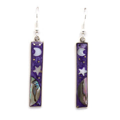 Stellar Rectangle Earrings-Earrings-Siesta Crafts