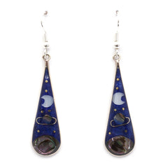 Stellar Large Teardrop Earrings-Earrings-Siesta Crafts