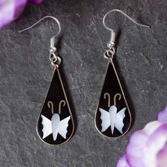 Pieris Mariposa Earrings-Earrings-Siesta Crafts
