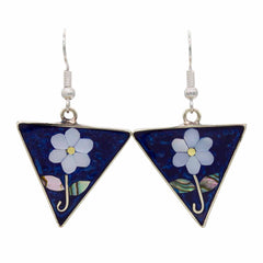 Margarita Triangle Earrings-Earrings-Siesta Crafts