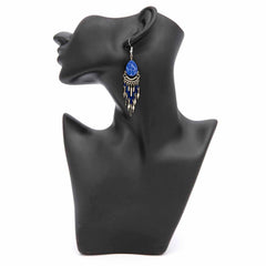 Beaded Drop Earrings-Earrings-Siesta Crafts