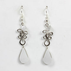 Oval Curves Earrings-Earrings-Siesta Crafts
