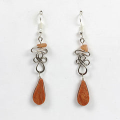 Oval Curves Earrings-Earrings-Siesta Crafts