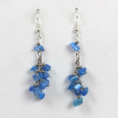 Stone Cascade Earrings-Earrings-Siesta Crafts
