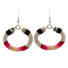 Vintage Manta Circle Earrings-Earrings-Siesta Crafts