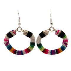 Vintage Manta Circle Earrings-Earrings-Siesta Crafts