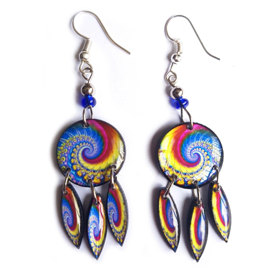 Spiral Earrings-Earrings-Siesta Crafts