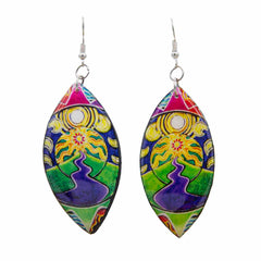 Sun Scene Earrings-Earrings-Siesta Crafts