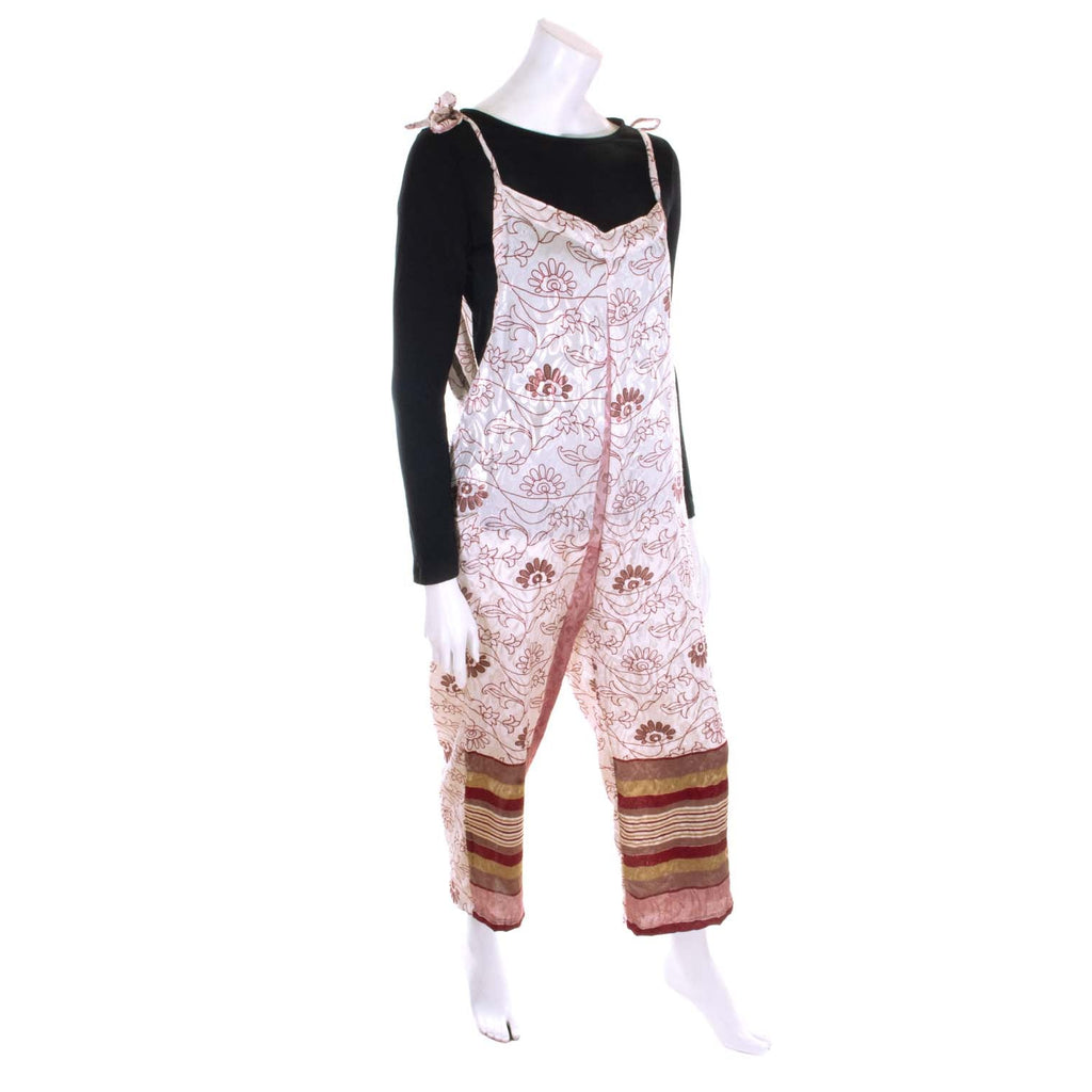 Recycled Sari Dungarees-Dungarees & Jumpsuits-Siesta Crafts