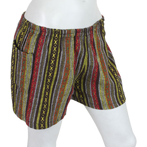 Thai Weave Shorts-Shorts-Siesta Crafts