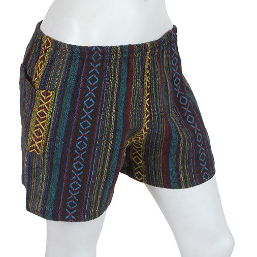 Thai Weave Shorts-Shorts-Siesta Crafts