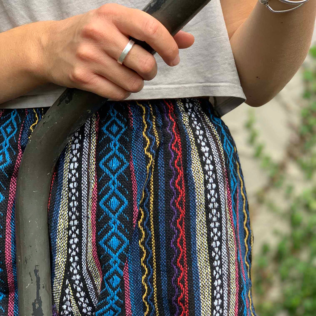 Thai Weave Shorts-Shorts-Siesta Crafts