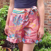 Recycled Sari Flap Shorts-Shorts-Siesta Crafts