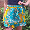 Recycled Sari Flap Shorts-Shorts-Siesta Crafts