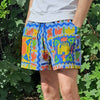 Abstract Elephant Shorts-Shorts-Siesta Crafts