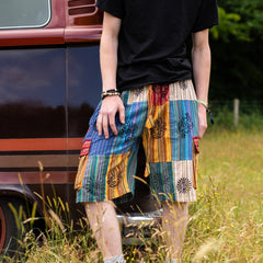 Patch Shorts-Shorts-Siesta Crafts