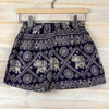 Thai Elephant Ladies Shorts-Shorts-Siesta Crafts