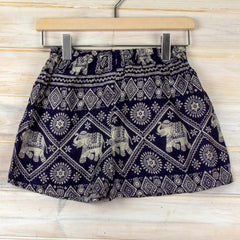 Thai Elephant Ladies Shorts-Shorts-Siesta Crafts