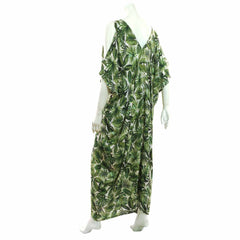 Jungle Print Split Sleeve Kaftan-Tops-Siesta Crafts