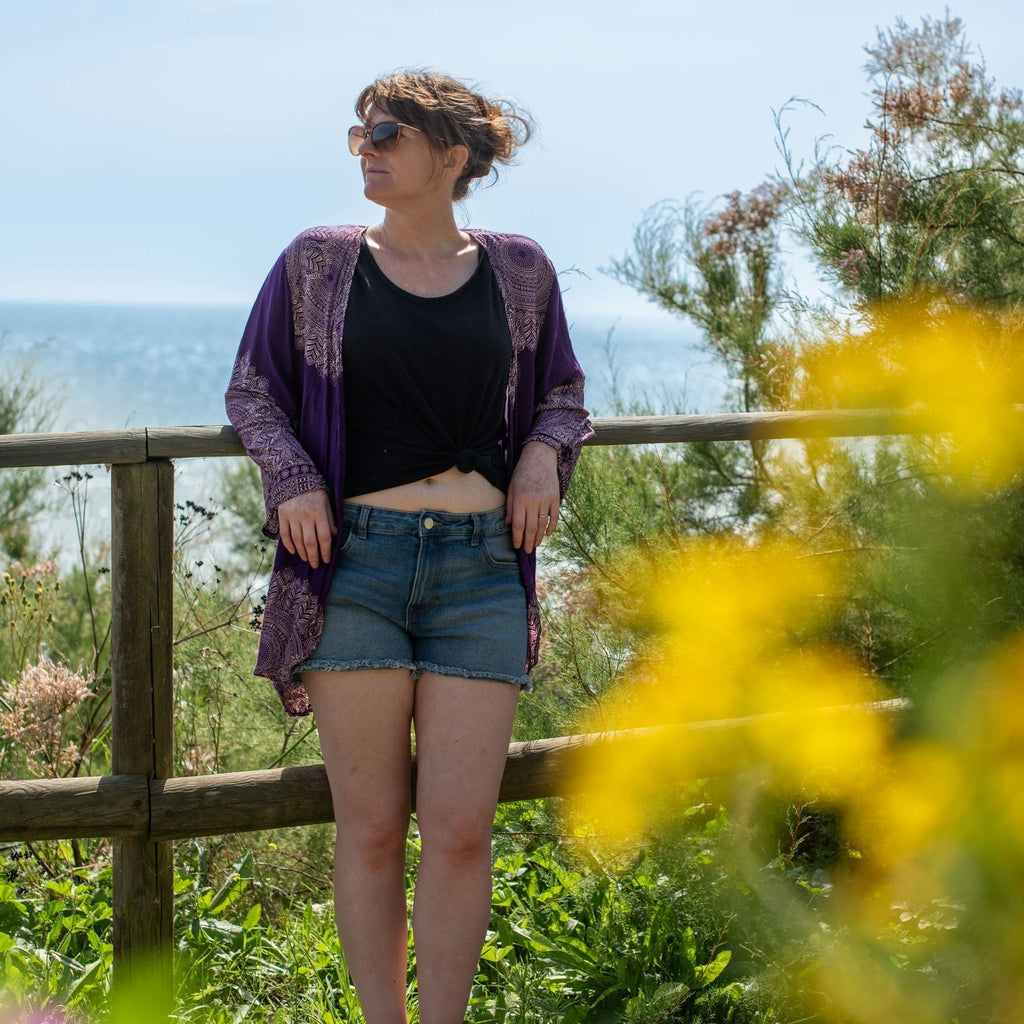 Mandala Shrug-Tops-Siesta Crafts
