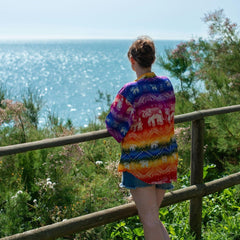 Rainbow Elephant Shrug-Tops-Siesta Crafts