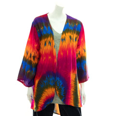 Swirl Tie Dye Shrug-Tops-Siesta Crafts