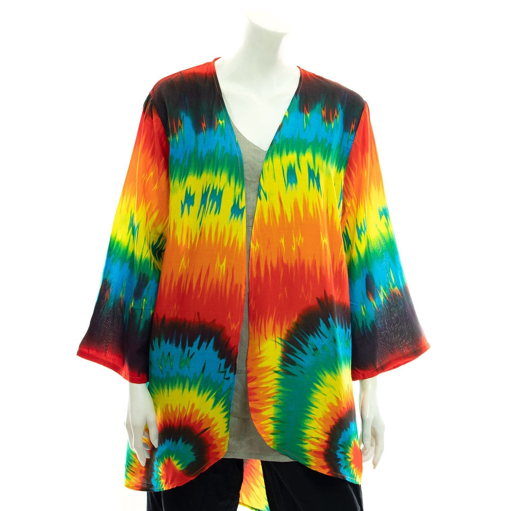 Swirl Tie Dye Shrug-Tops-Siesta Crafts