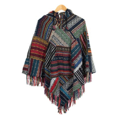Triangle Patch Poncho-Coats, Jackets & Ponchos-Siesta Crafts
