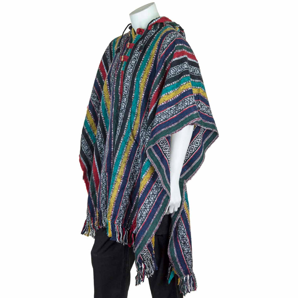 Cotton Poncho-Coats, Jackets & Ponchos-Siesta Crafts
