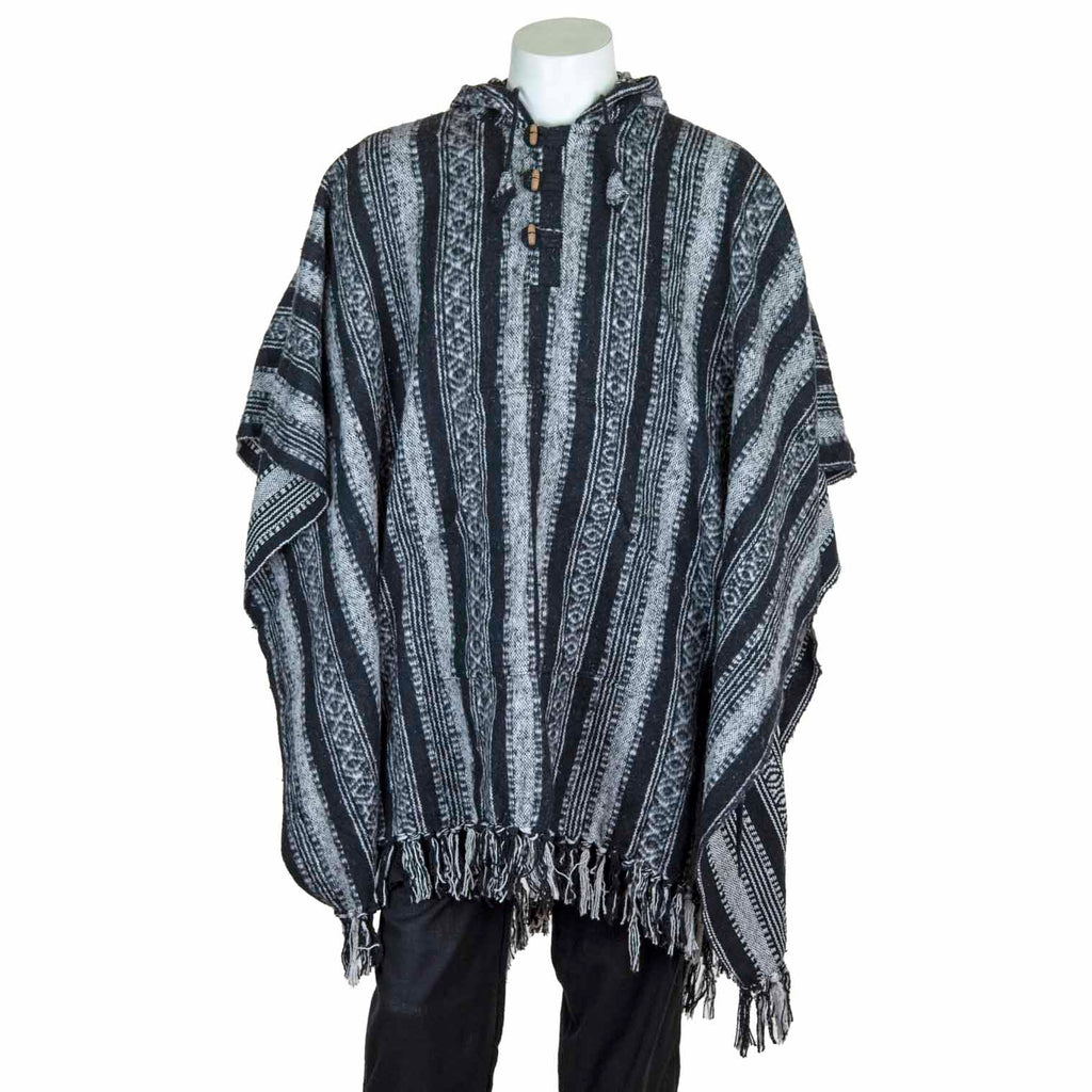 Cotton Poncho-Coats, Jackets & Ponchos-Siesta Crafts