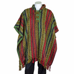 Cotton Poncho-Coats, Jackets & Ponchos-Siesta Crafts