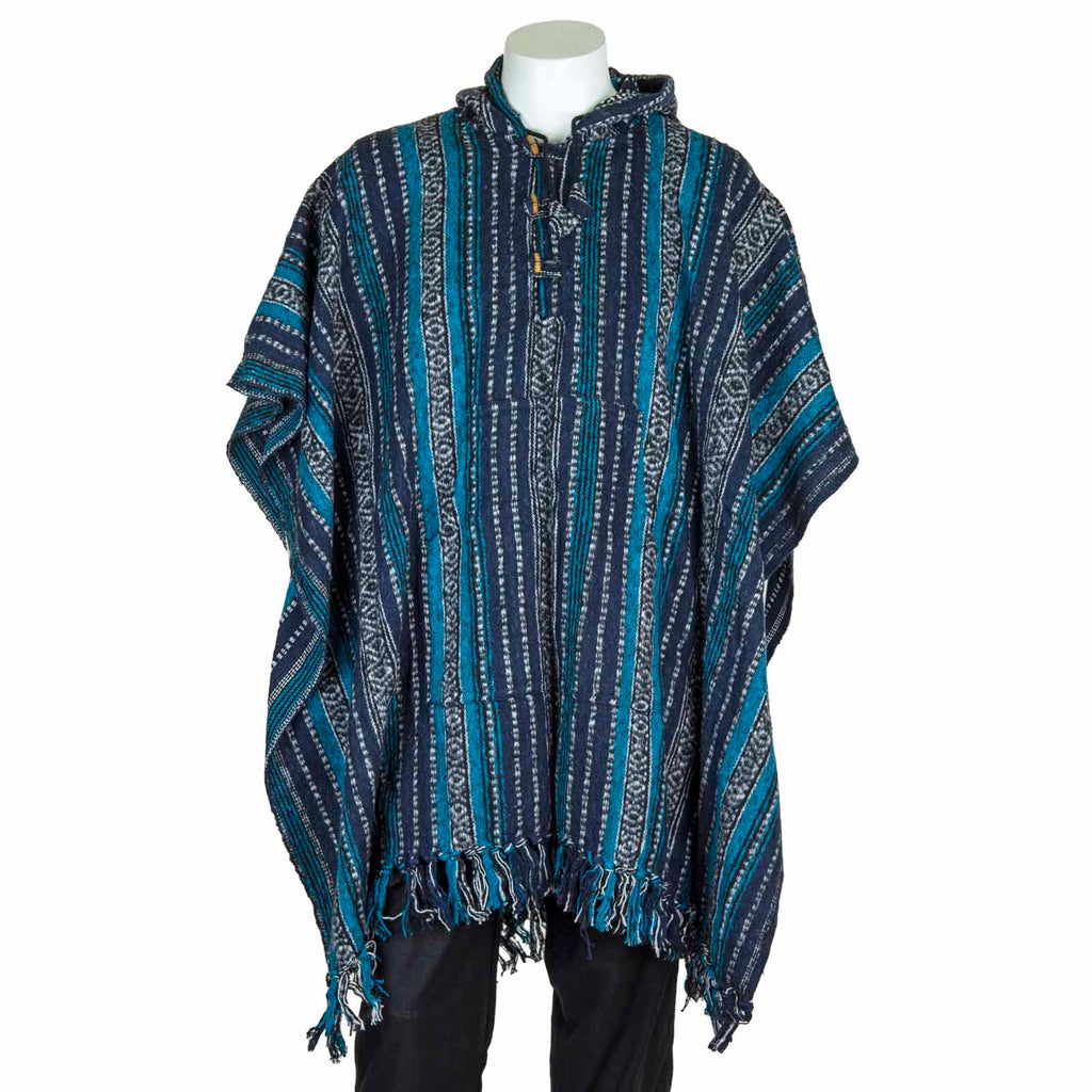 Cotton Poncho-Coats, Jackets & Ponchos-Siesta Crafts