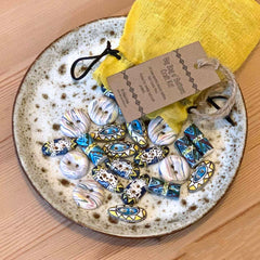 Bag of 50 Peruvian Glazed Buttons-Beads & Buttons-Siesta Crafts