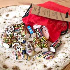 Bag of 50 Peruvian Glazed Buttons-Beads & Buttons-Siesta Crafts