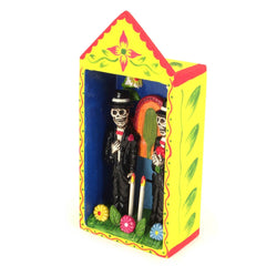 Tall Wedding Retablo - Two Grooms-Home Décor-Siesta Crafts