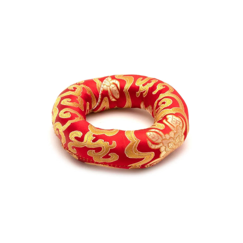 Doughnut Singing Bowl Cushion 11cm-Singing Bowls-Siesta Crafts