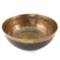 Etched Healing Singing Bowl-Singing Bowls-Siesta Crafts