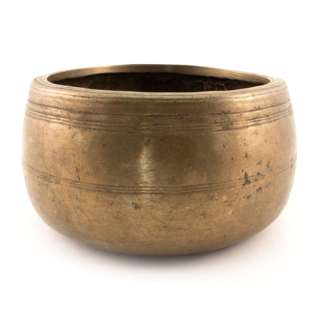 Antique Mani Singing Bowl No.40-Singing Bowls-Siesta Crafts