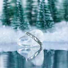 Carved Nepalese Silver Ring-Rings-Siesta Crafts