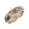 Ashtamangala Nepalese Silver Ring-Rings-Siesta Crafts