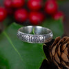 Ashtamangala Nepalese Silver Ring-Rings-Siesta Crafts