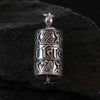 Prayer Wheel Nepalese Silver Pendant-Necklaces & Pendants-Siesta Crafts