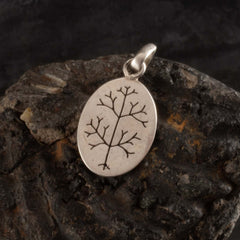 Tree Nepalese Silver Pendant-Necklaces & Pendants-Siesta Crafts