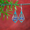 Metal Shield Earrings-Earrings-Siesta Crafts