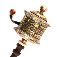 Special Copper Prayer Wheel No.292-Buddhism-Siesta Crafts