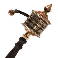Special Copper Prayer Wheel No.302-Buddhism-Siesta Crafts