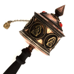 Special Copper Prayer Wheel No.309-Buddhism-Siesta Crafts